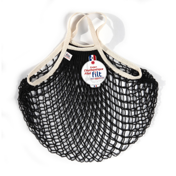 Net shopping bag with small handle