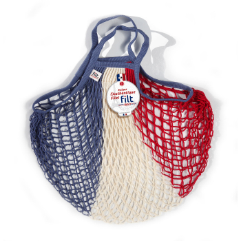 Net shopping bag with small handle