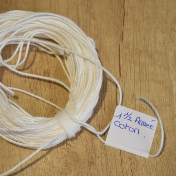 Cotton wick ("armée") 1.5 for candle
